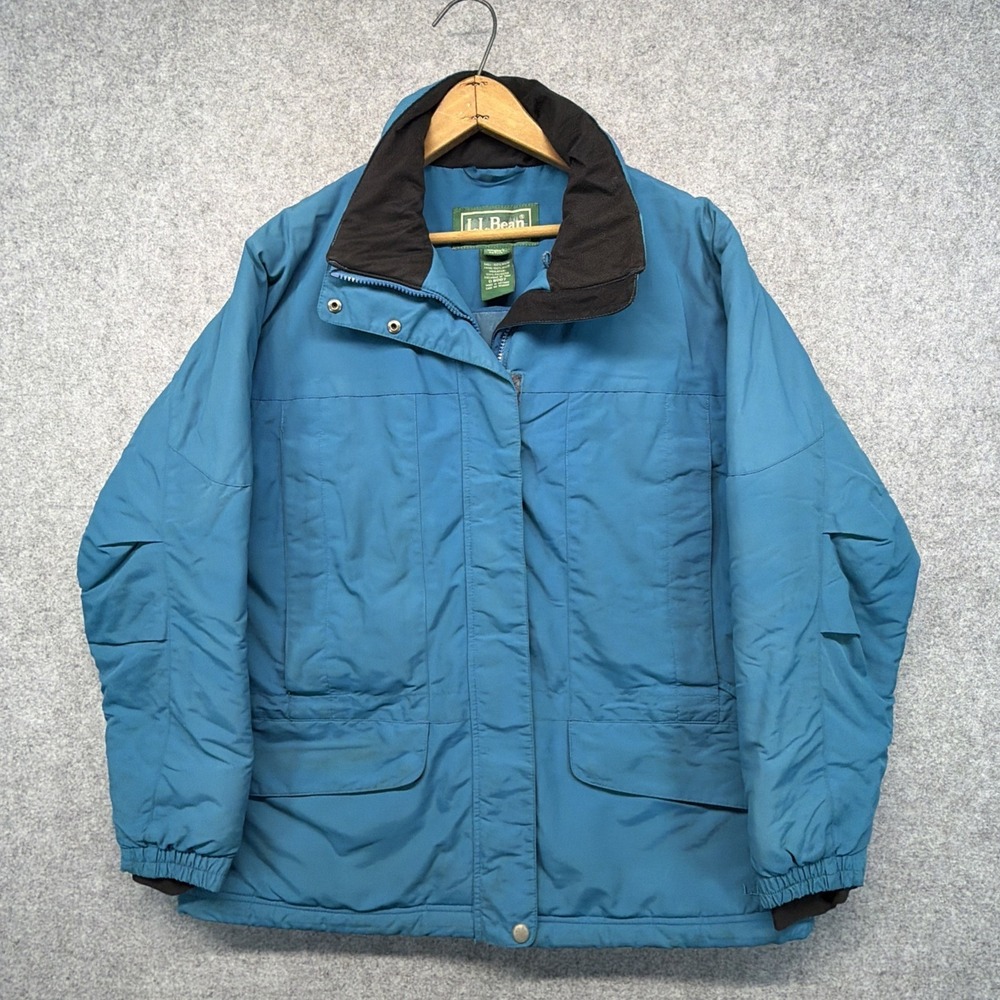 Vintage L.L. Bean Jacket Womens Large Petite Winter Ski Insulated